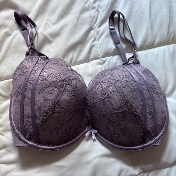 Adore Me Purple Lace Underwire Bra - Size 34DDD- Elegant Lingerie. Adjustable. - Picture 1 of 6